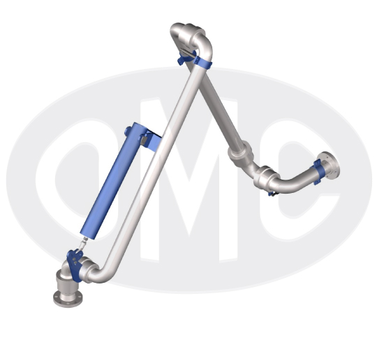 “A frame” triple range bottom loading arm 2475