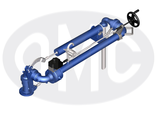 Fixed range jacketed top loading arm 2570-JACK