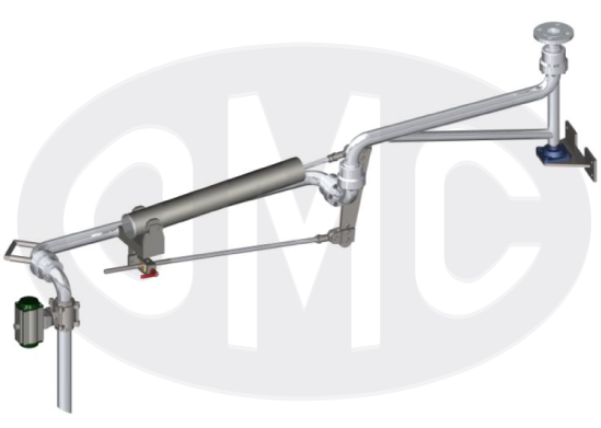 Long range top loading arm for IBC and drums 2385-LR